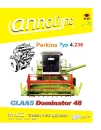 CLAAS Mähdrescher Typ Dominator 48 (19.82) Bild- Ersatzteilliste & Perkins Motor Typ 4.236 Bild Ersatzteilliste & Bild- Bedienungsanleitung - annoligno 622